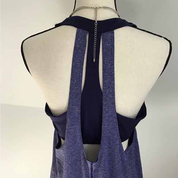 Champion Navy Strappy Back Athletic Workout Top Size XXL - Picture 3 of 12